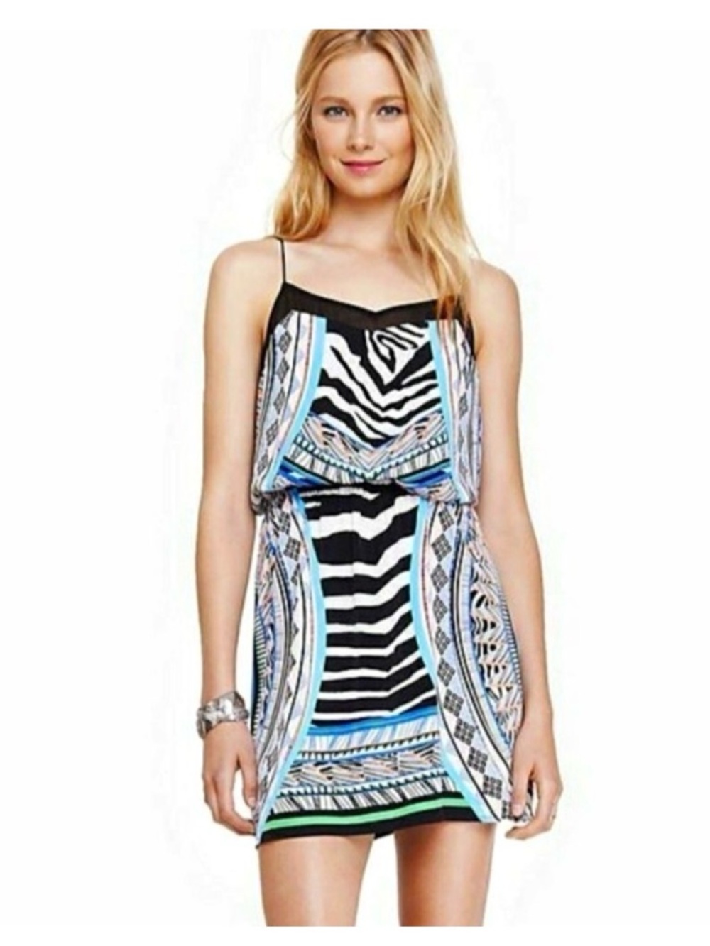 Express Vintage Colorful Boho Dress - XS